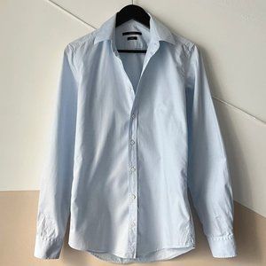 Gucci button down shirt blue